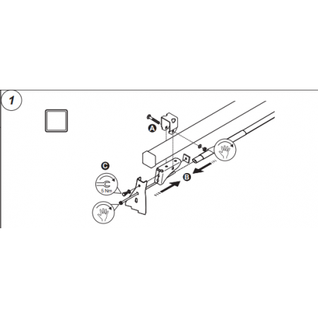 Kit 4 soportes Cruz