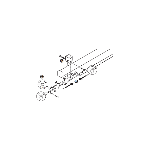 Kit 4 soportes Cruz M. L-200 (06--15) cabina doble