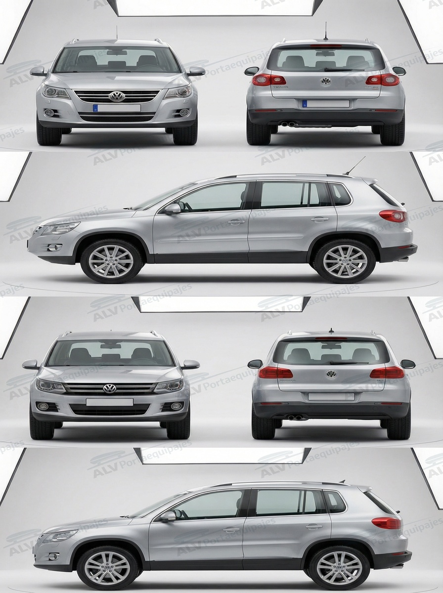 Volkswagen Tiguan 5p (I - railing) (2007-->2016)