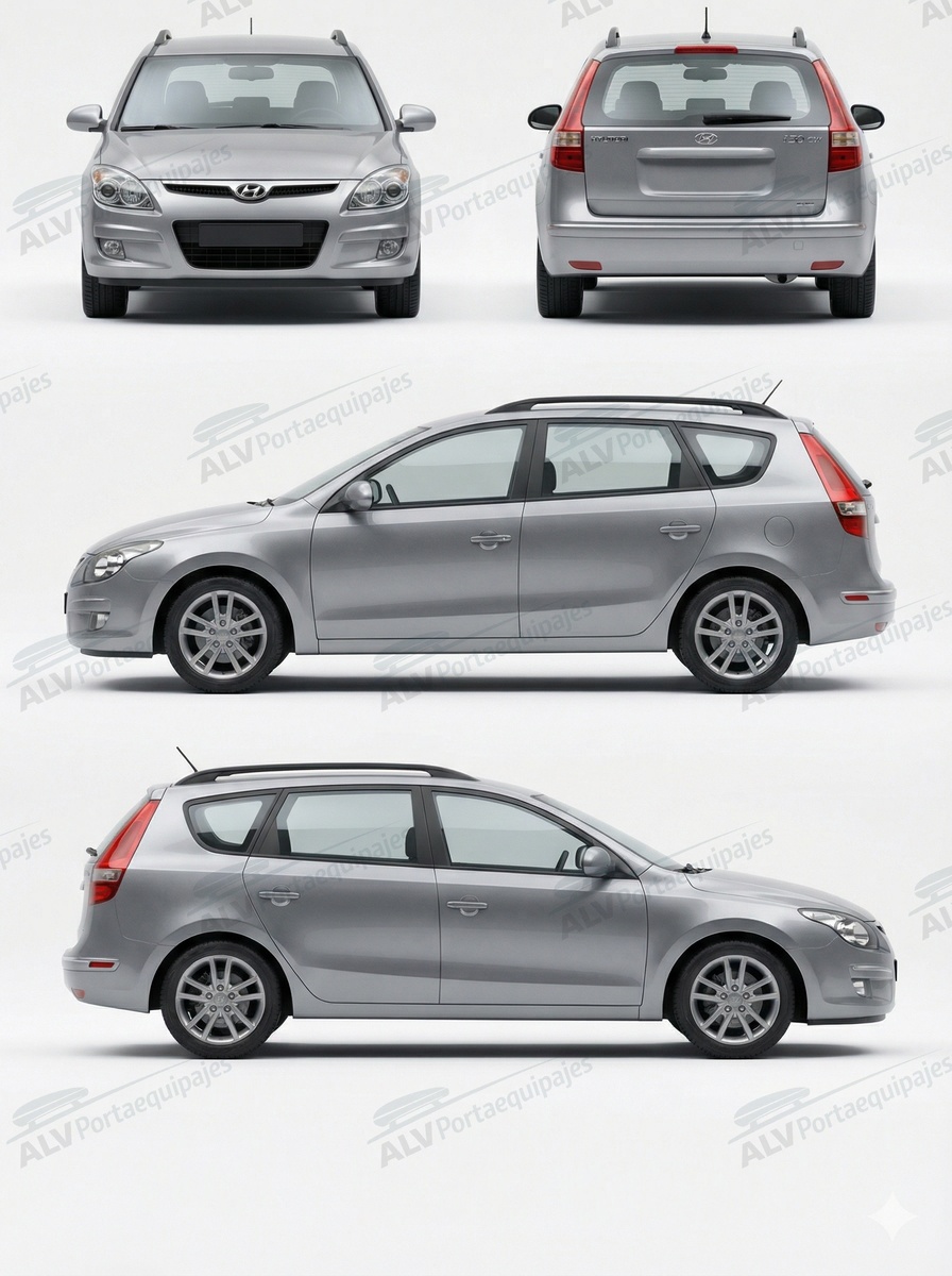 Hyundai i30 CW (I/FD - railing) (2008-->2012)