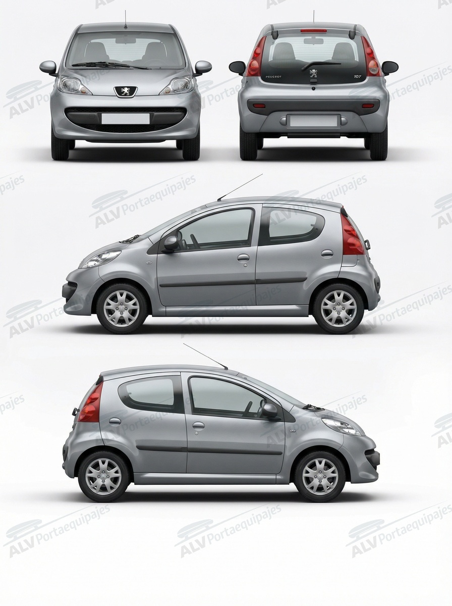 Peugeot 107 5p (techo normal) (2005-->2012)