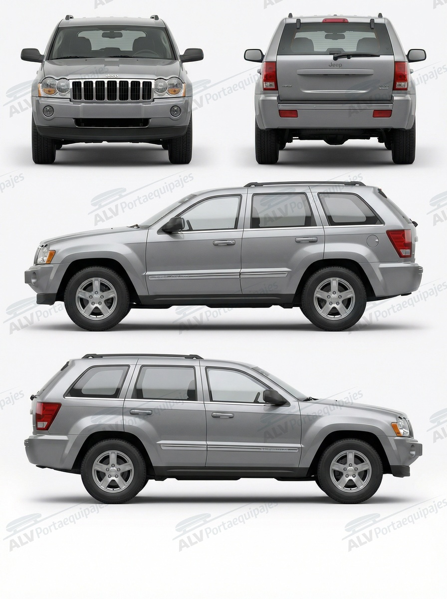 Jeep Grand Cherokee Limited 5p (III/WH - railing) (2005-->2011)