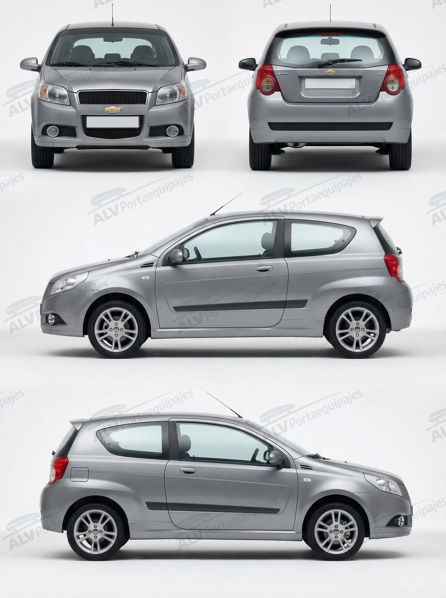 Chevrolet Aveo 3p (T250 - techo normal) (2008-->2011)