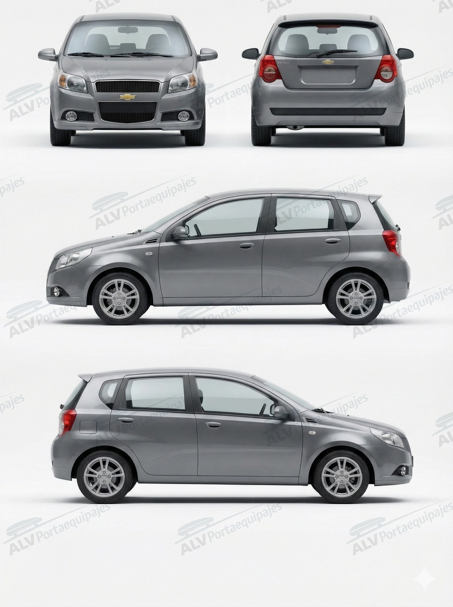 Chevrolet Aveo 5p (T250 - techo normal) (2008-->2011)
