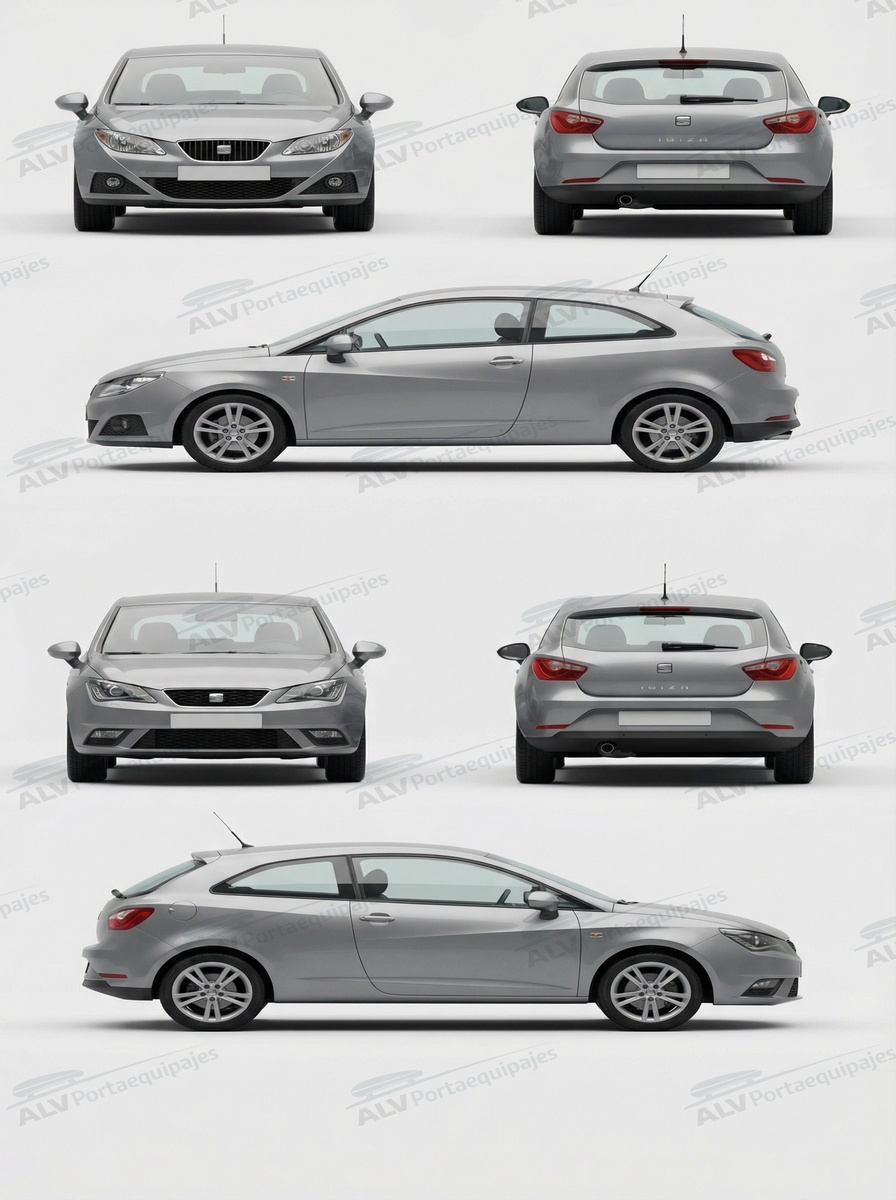 Seat Ibiza 3p (IV/6J - techo normal) (2008-->2017)