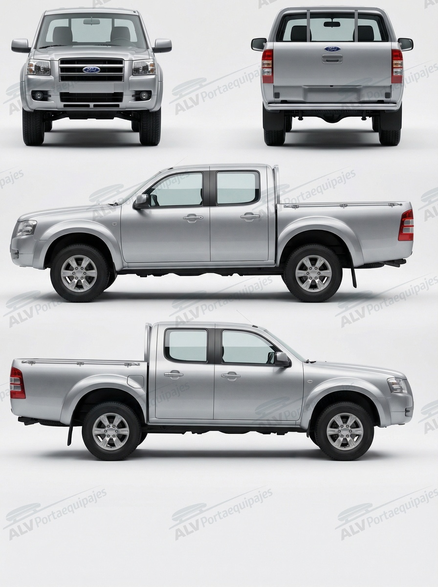 Ford Ranger cabina doble (techo normal) (2007-->2011)