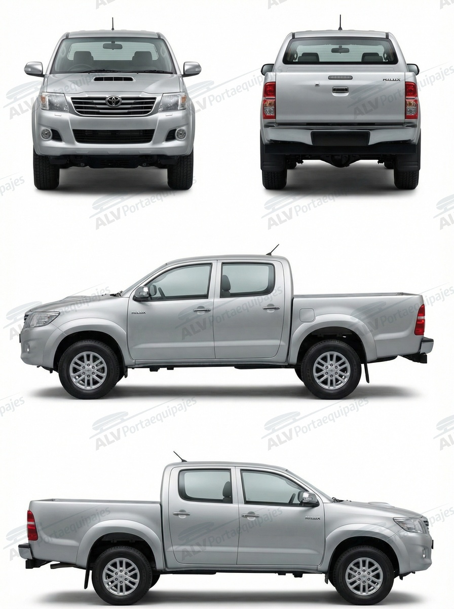 Toyota Hilux cabina doble (VII - techo normal) (2005-->2016)