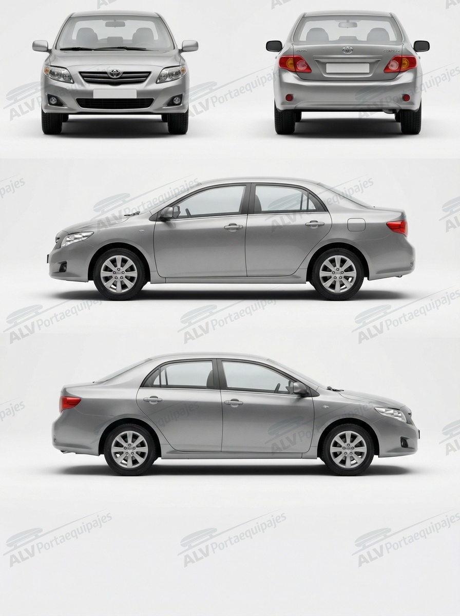 Toyota Corolla sed&aacute;n 4p (E140 - techo normal) (2007-->2013)