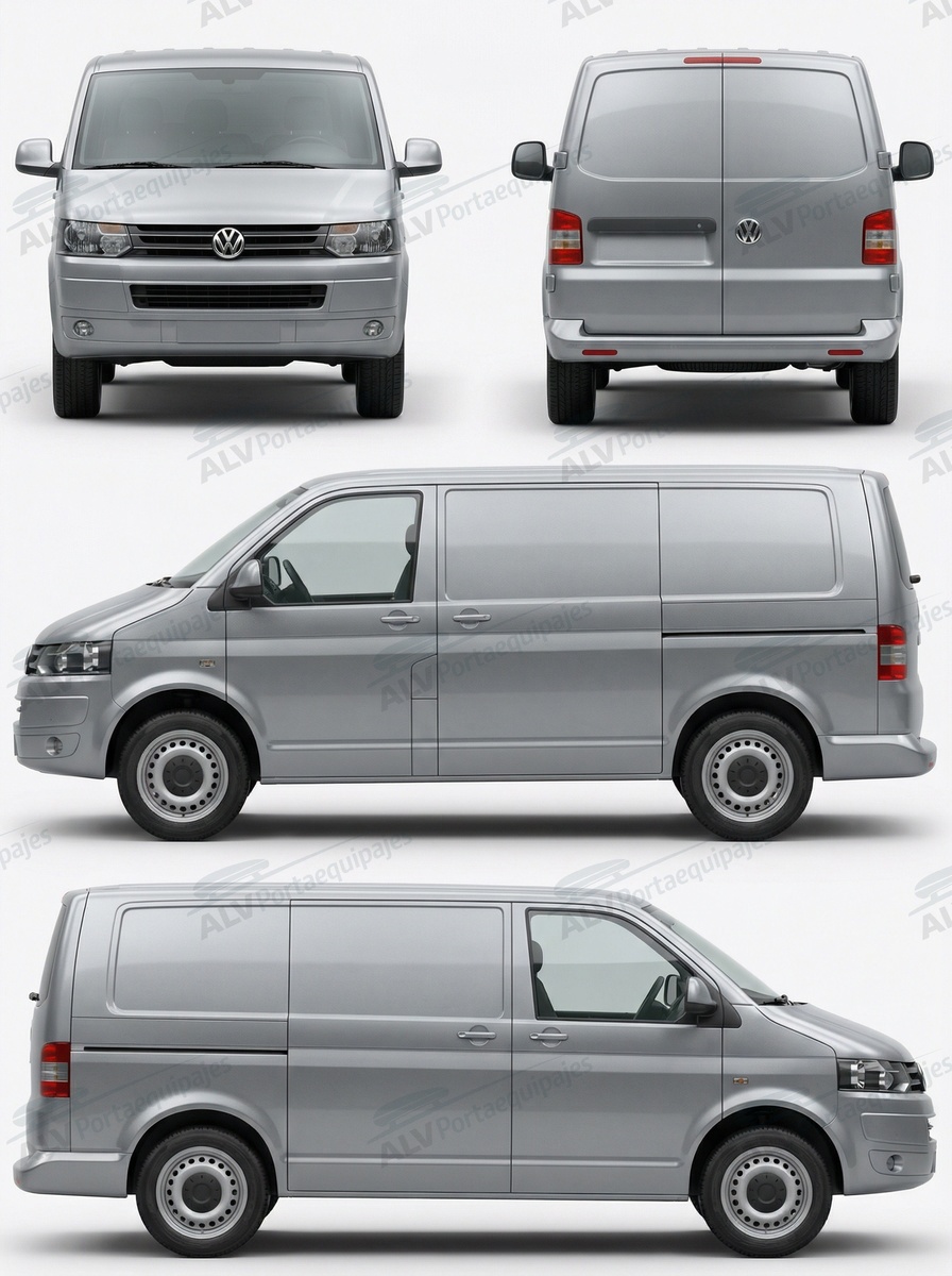 Volkswagen Transporter T5 L1H1 (perfil en T / T-Track) (2003-->2015)