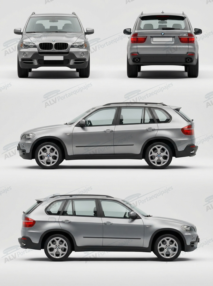 BMW X5 5p (E70 - railing integrado) (2007-->2014)