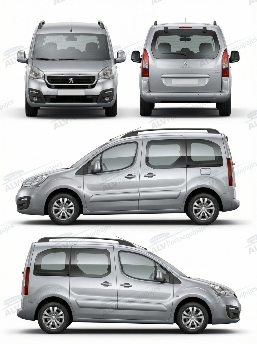 Peugeot Partner Tepee (II - railing) (2008-->2018)