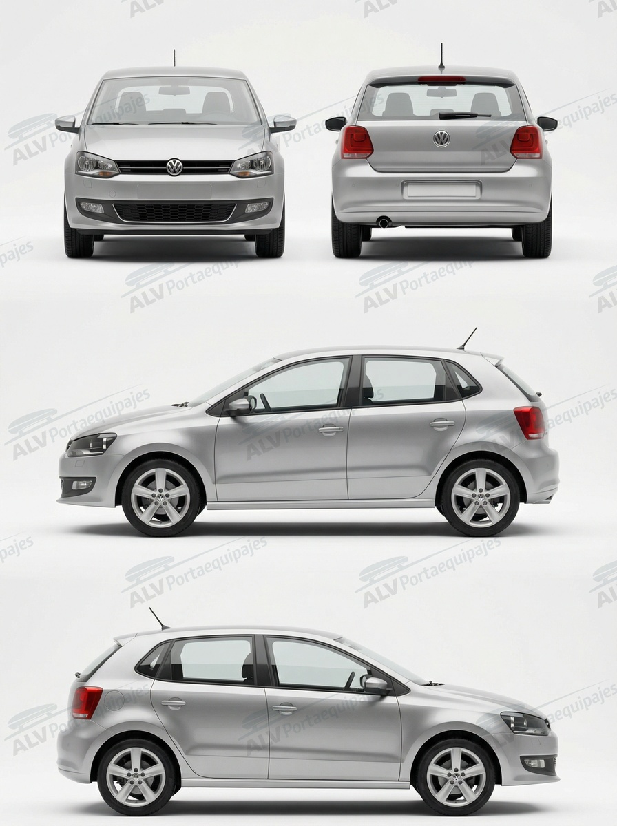 Volkswagen Polo 5p (V/6R - techo normal) (2009-->2014)