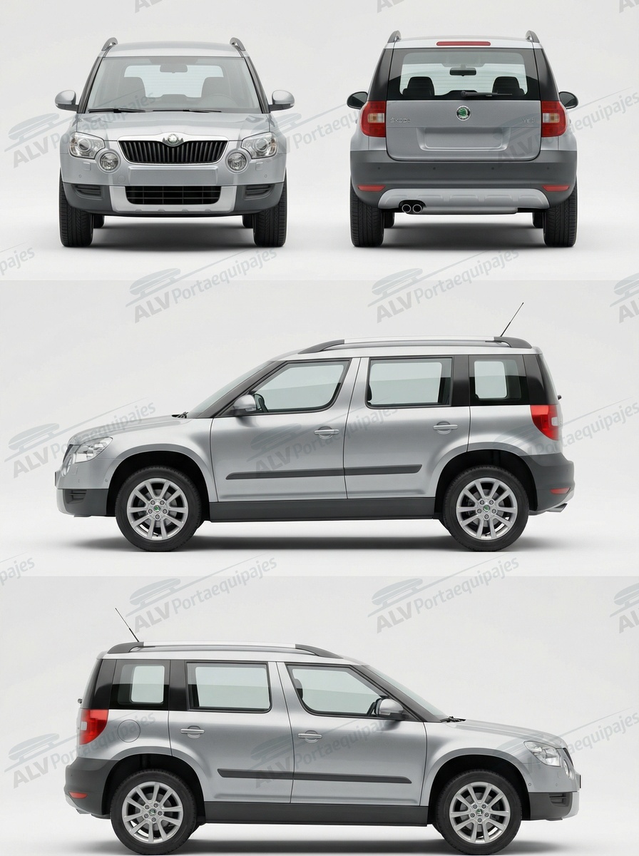 Skoda Yeti 5p (I - railing) (2009-->2014)