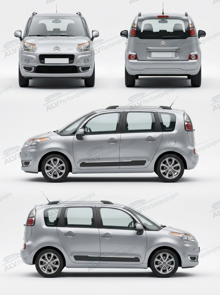 Citro&euml;n C3 Picasso (railing) (2009-->2013)