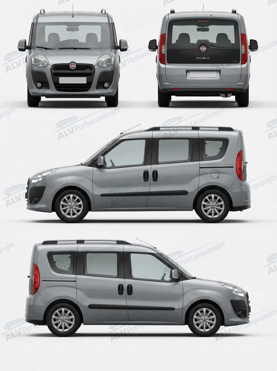 Fiat Doblo Panorama (II - railing) (2010-->2015)
