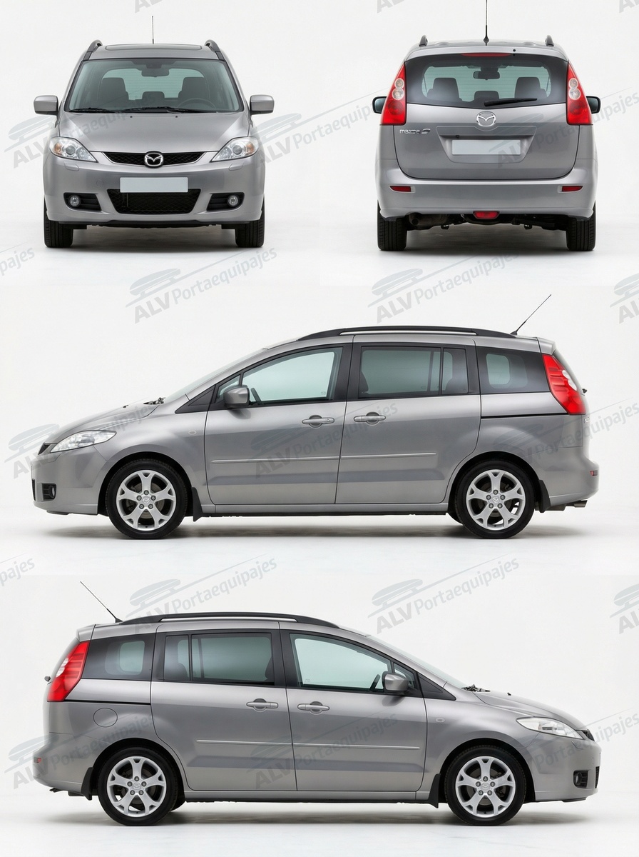 Mazda 5 5p MPV (II/CR - railing) (2005-->2010)
