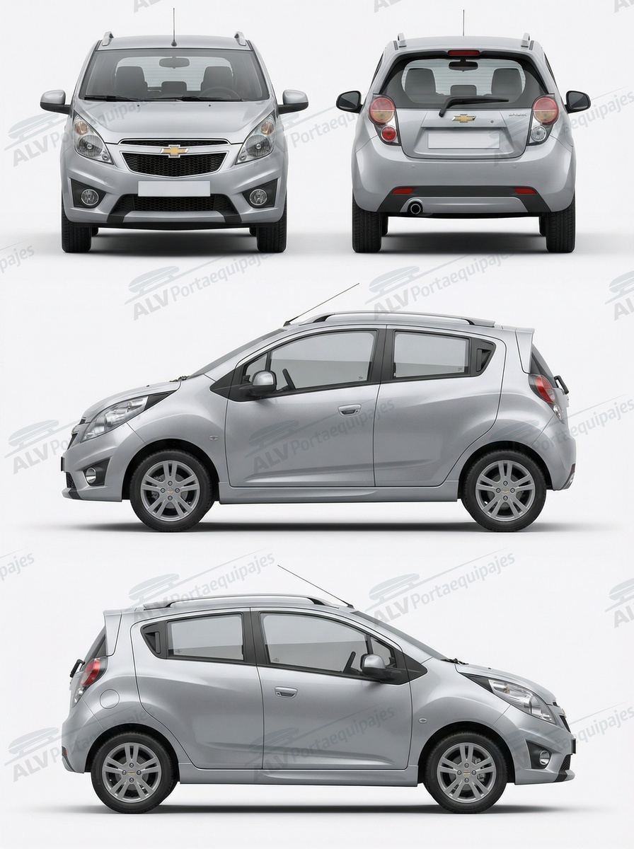 Chevrolet Spark 5p (III/M300 - railing) (2010-->2015)