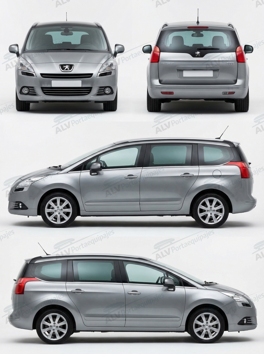 Peugeot 5008 5p (I - railing integrado) (2010-->2017)