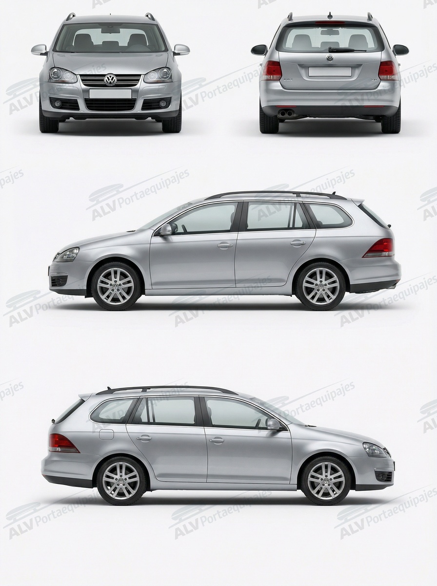 Volkswagen Golf Variant (V - railing) (2007-->2009)