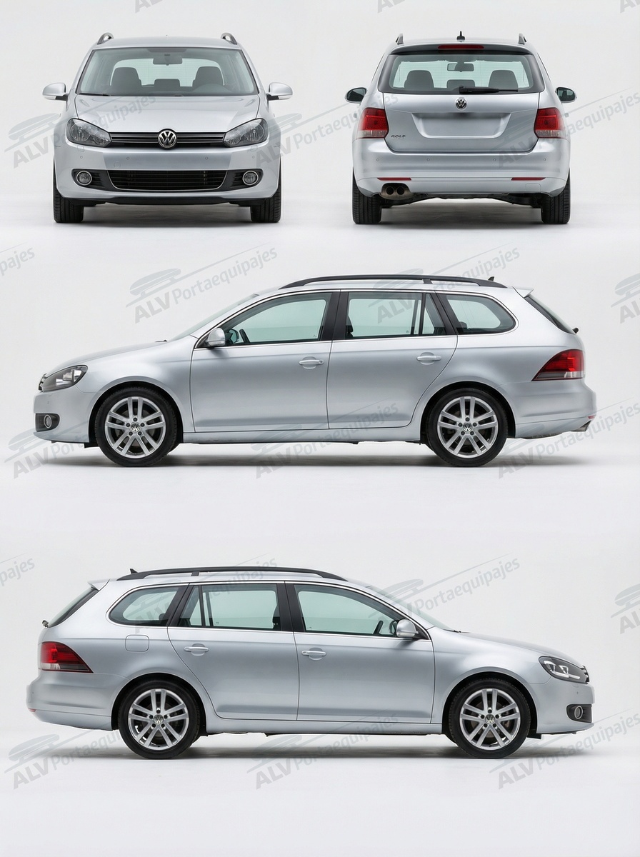 Volkswagen Golf Variant (VI - railing) (2009-->2013)