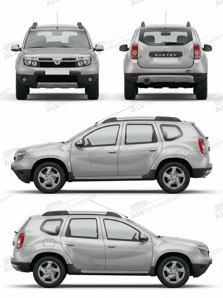 Dacia Duster 5p (I/HS - railing) (2010-->2014)