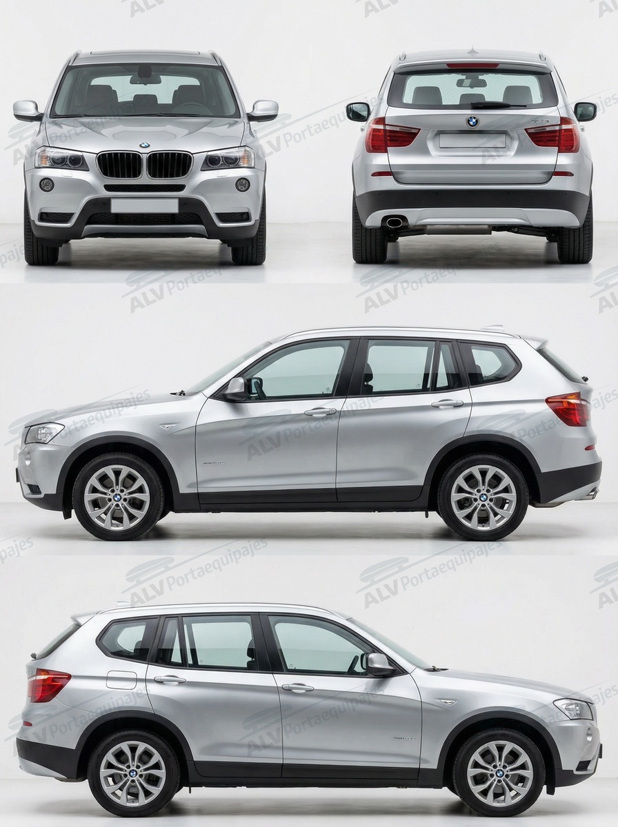 BMW X3 5p (II/F25 - railing integrado) (2011-->2018)
