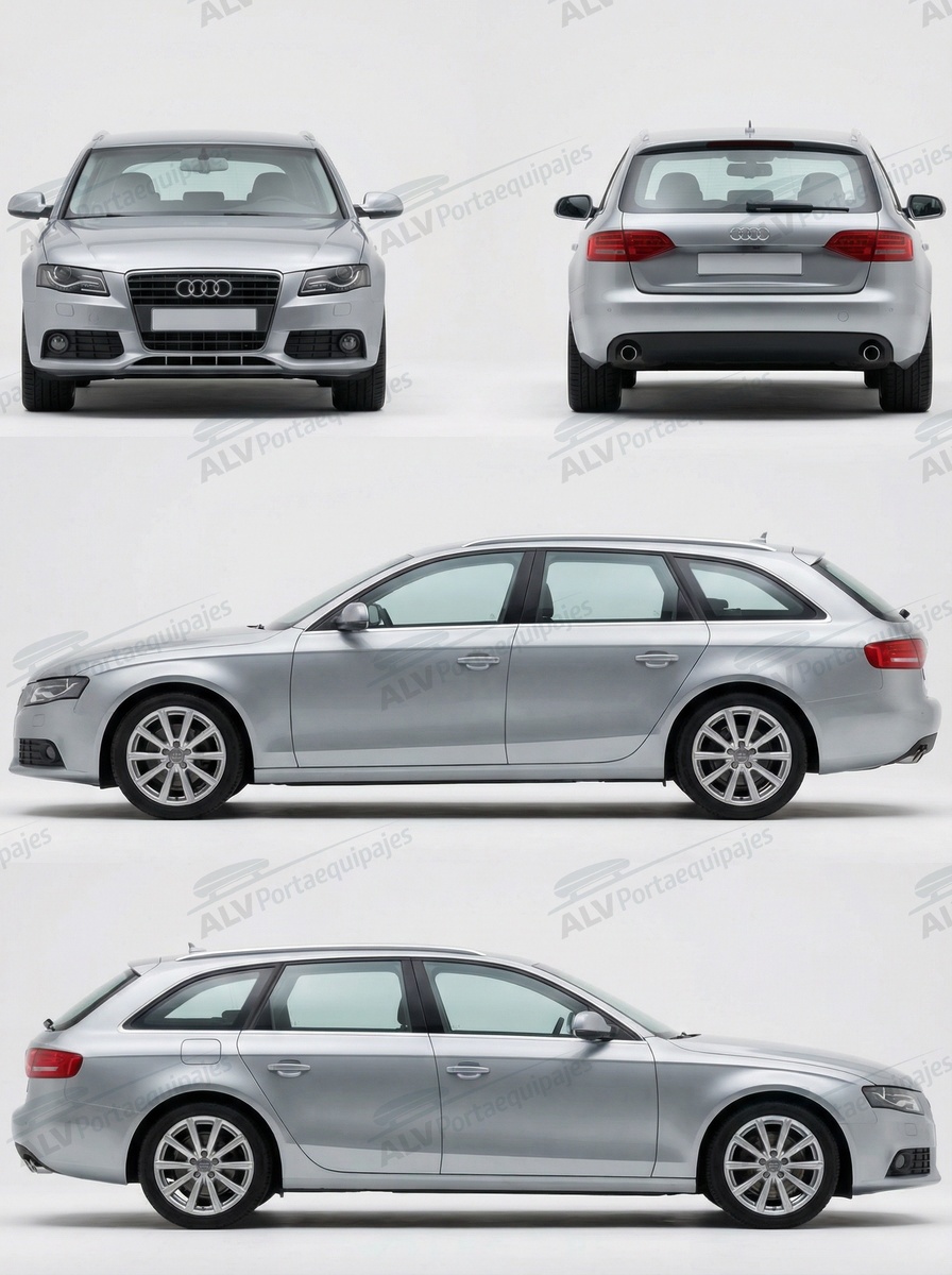 Audi A4 Avant (B8 - railing integrado) (2008-->2015)