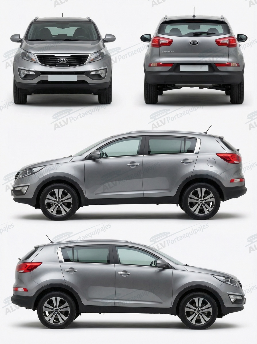 Kia Sportage 5p (III/SL - railing integrado) (2011-->2016)