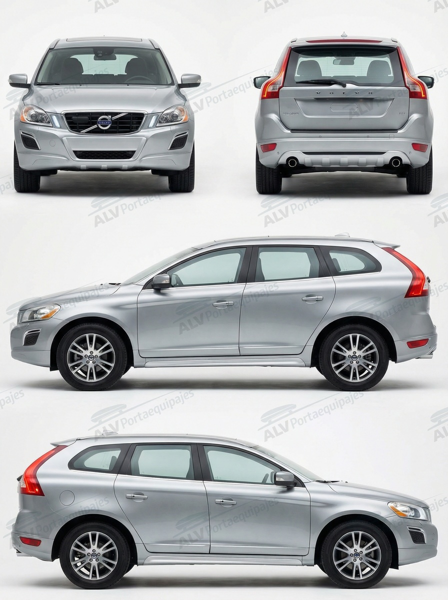 Volvo XC60 5p (I - railing integrado) (2008-->2017)