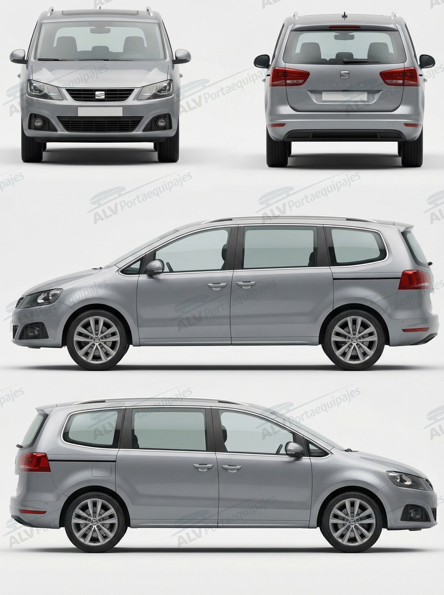 Seat Alhambra 5p MPV (II - railing) (2010-->2015)
