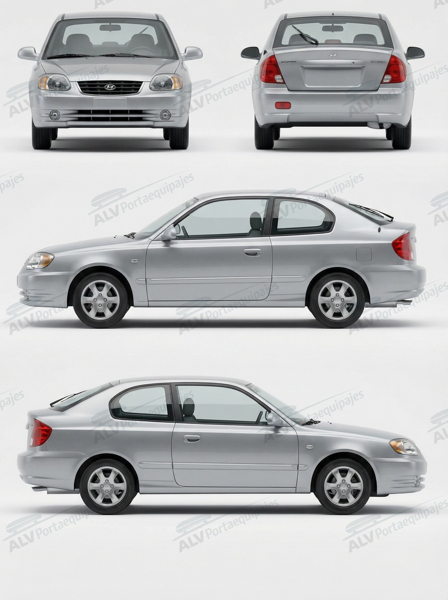Hyundai Accent 3p (II/LC - techo normal) (2000-->2006)