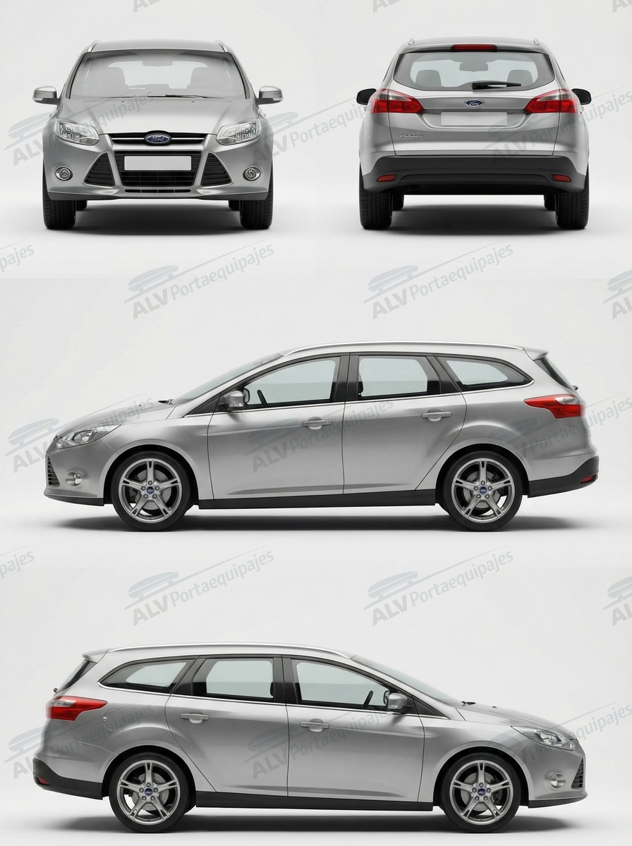 Ford Focus SportBreak (III - railing integrado) (2011-->2015)