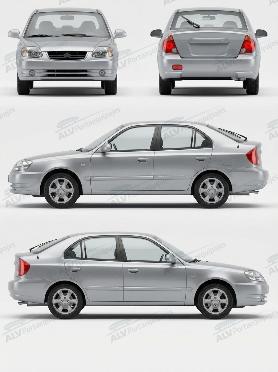 Hyundai Accent 5p (II/LC - techo normal) (2000-->2006)