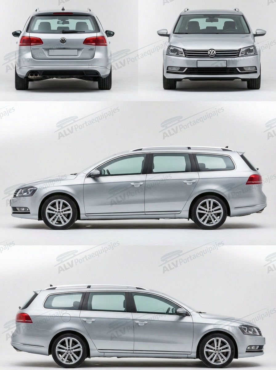 Volkswagen Passat Variant (B7/3C - railing) (2011-->2014)