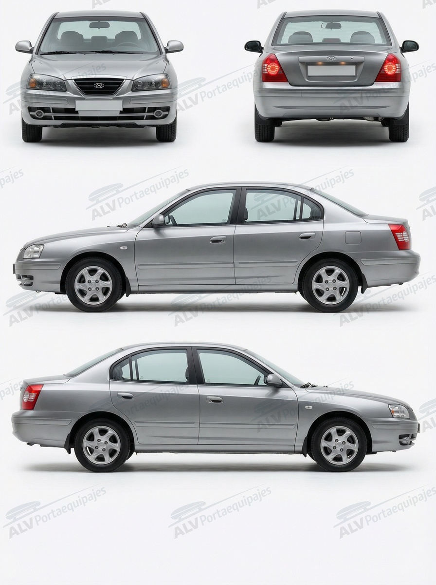 Hyundai Elantra sed&aacute;n 4p (III/XD - techo normal) (2000-->2006)