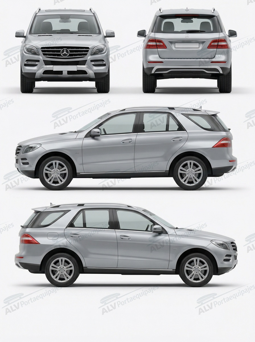 Mercedes Clase M 5p (W166 - railing) (2012-->2015)