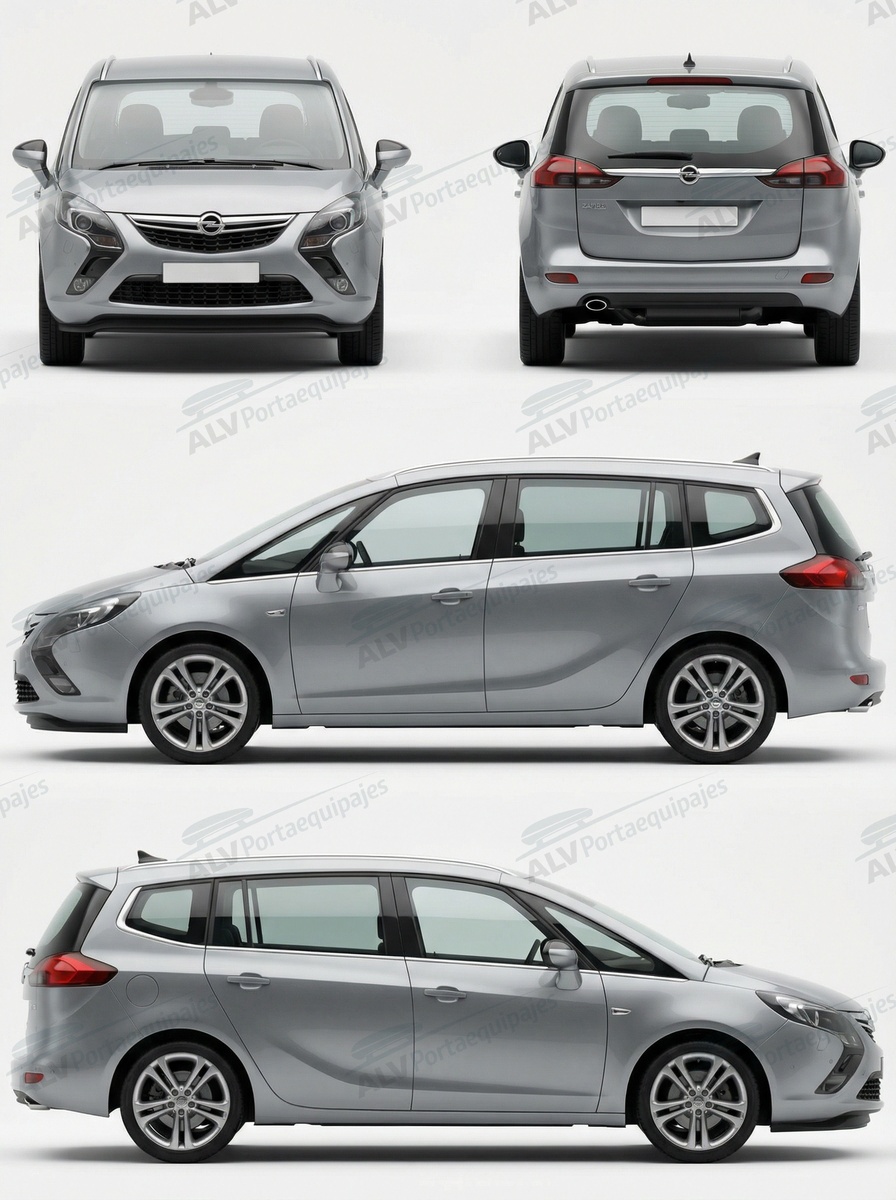 Opel / Vauxhall Zafira Tourer (C - fixpoint) (2012-->2016)