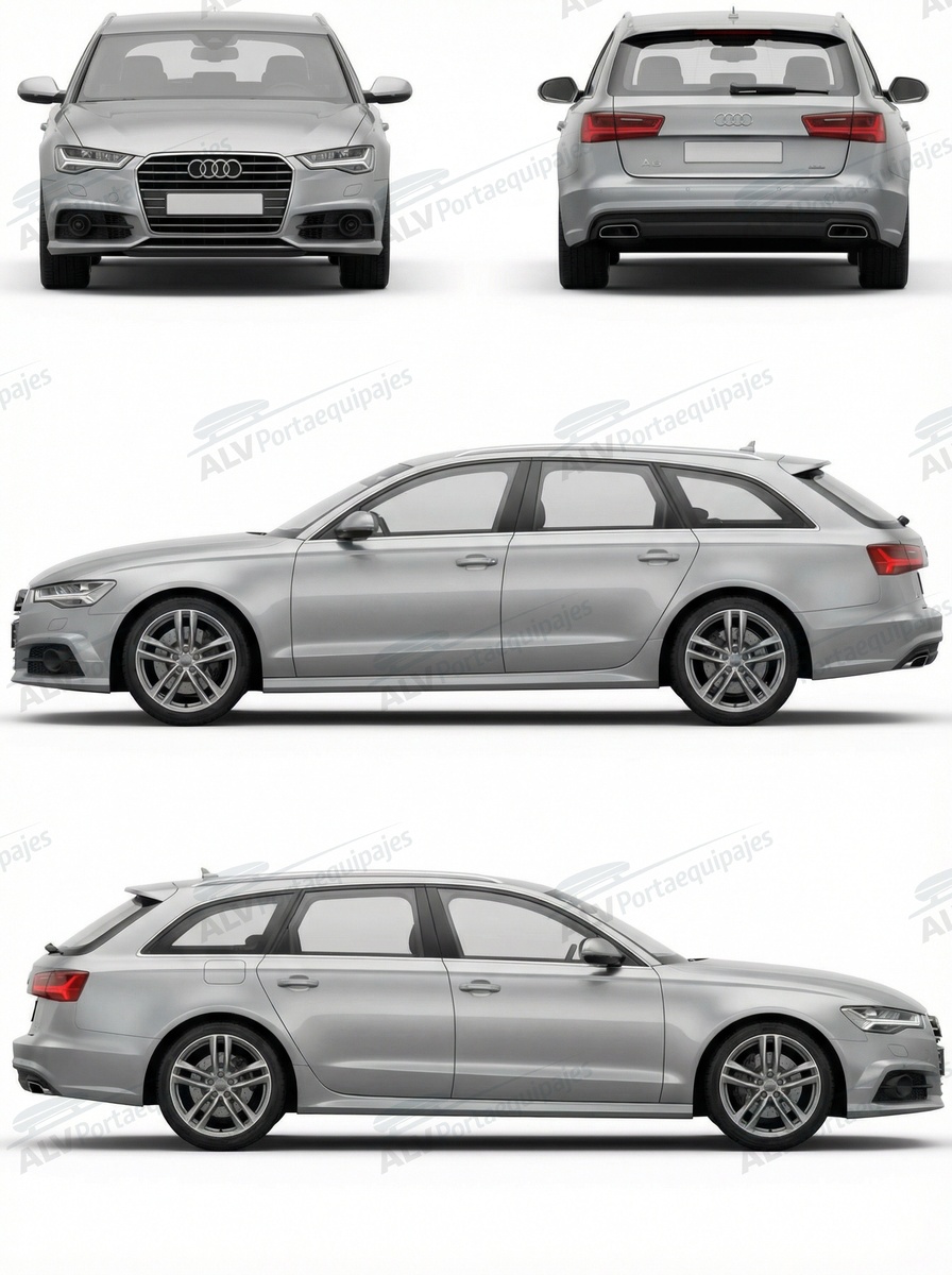 Audi A6 Avant (C7 - railing integrado) (2011-->2018)