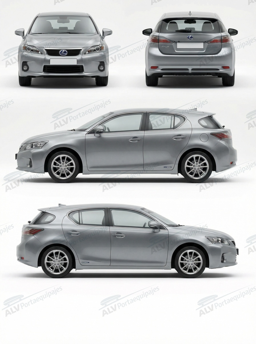 Lexus CT 200h 5p (ZWA10 - techo normal) (2011-->2013)