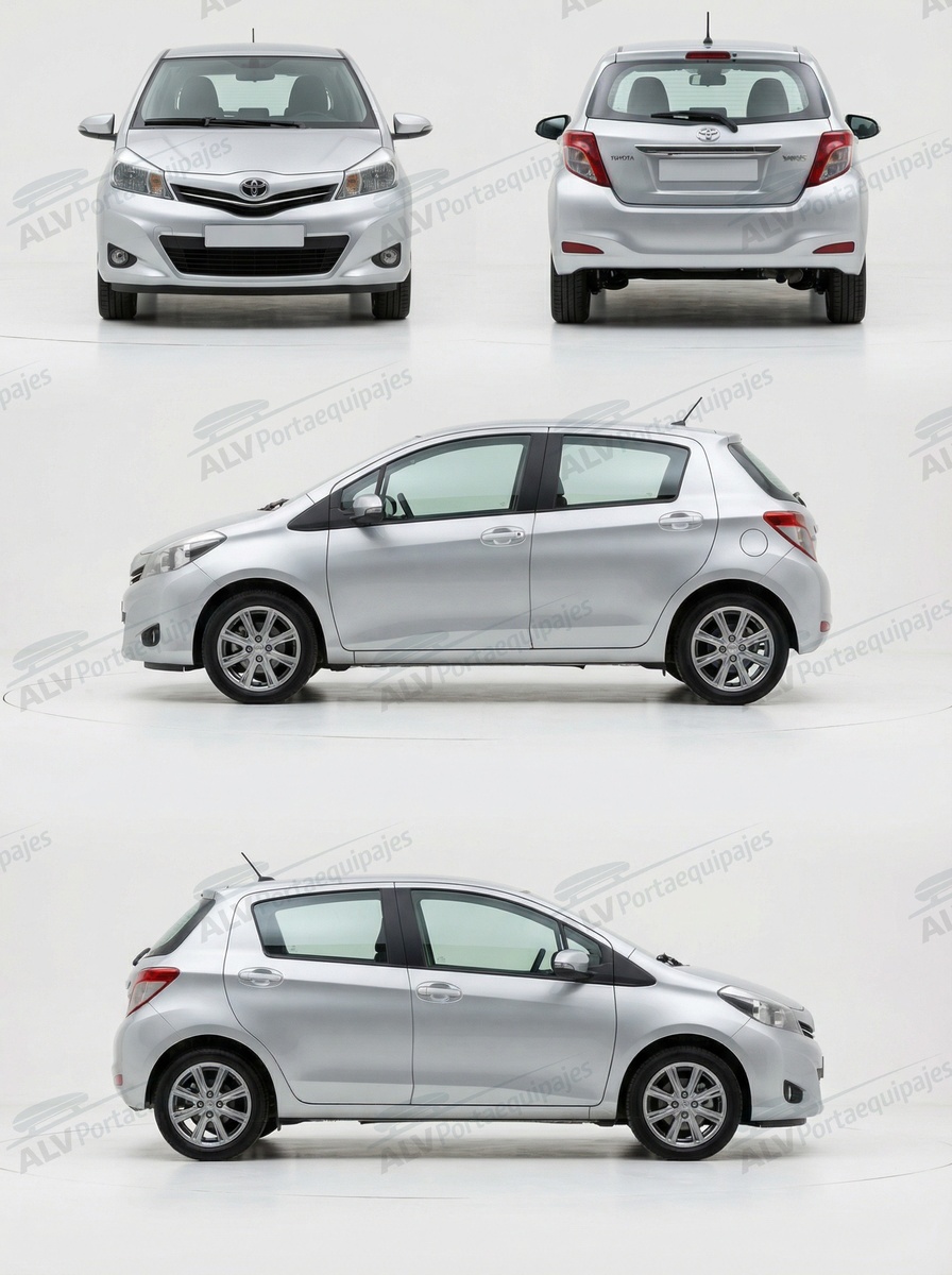 Toyota Yaris 5p (III/XP130 - techo normal sin techo de vidrio) (2011-->2014)