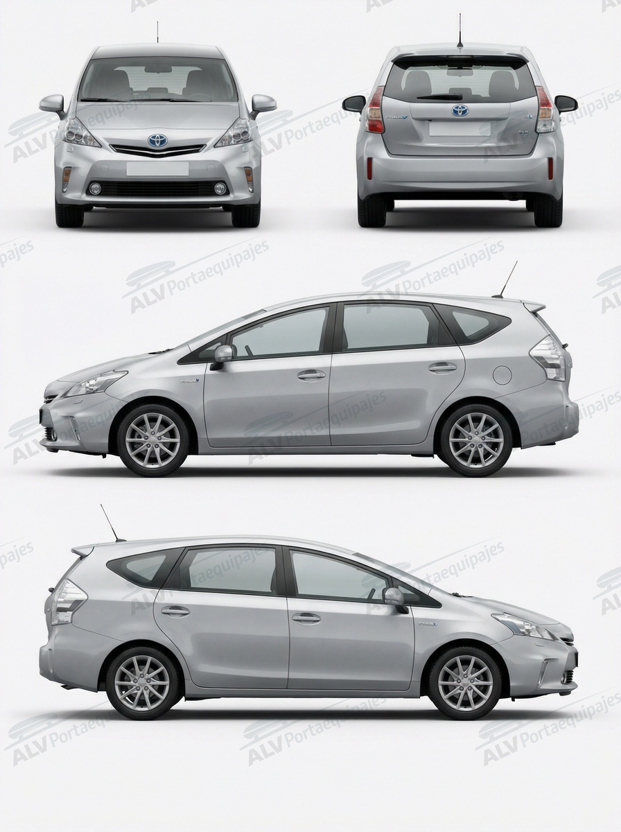 Toyota Prius 5p (III.2/XW30 - techo normal) (2012-->2016)