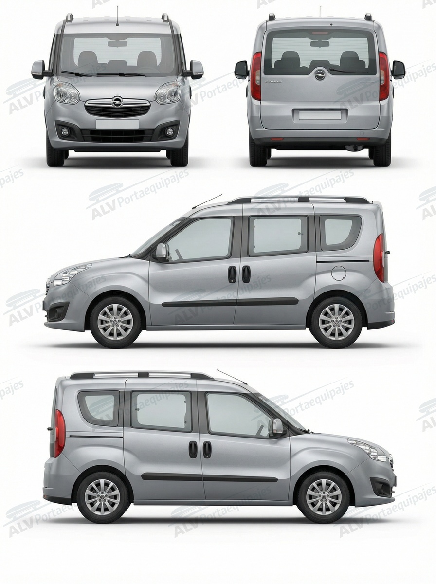 Opel / Vauxhall Combo Tour (D - railing) (2012-->2018)