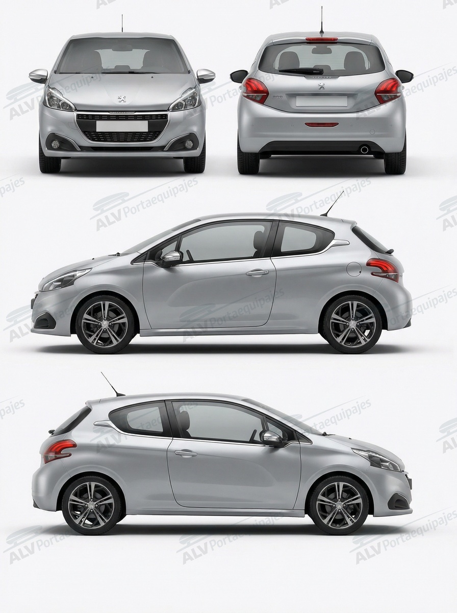 Peugeot 208 3p (I - techo normal) (2012-->2019)