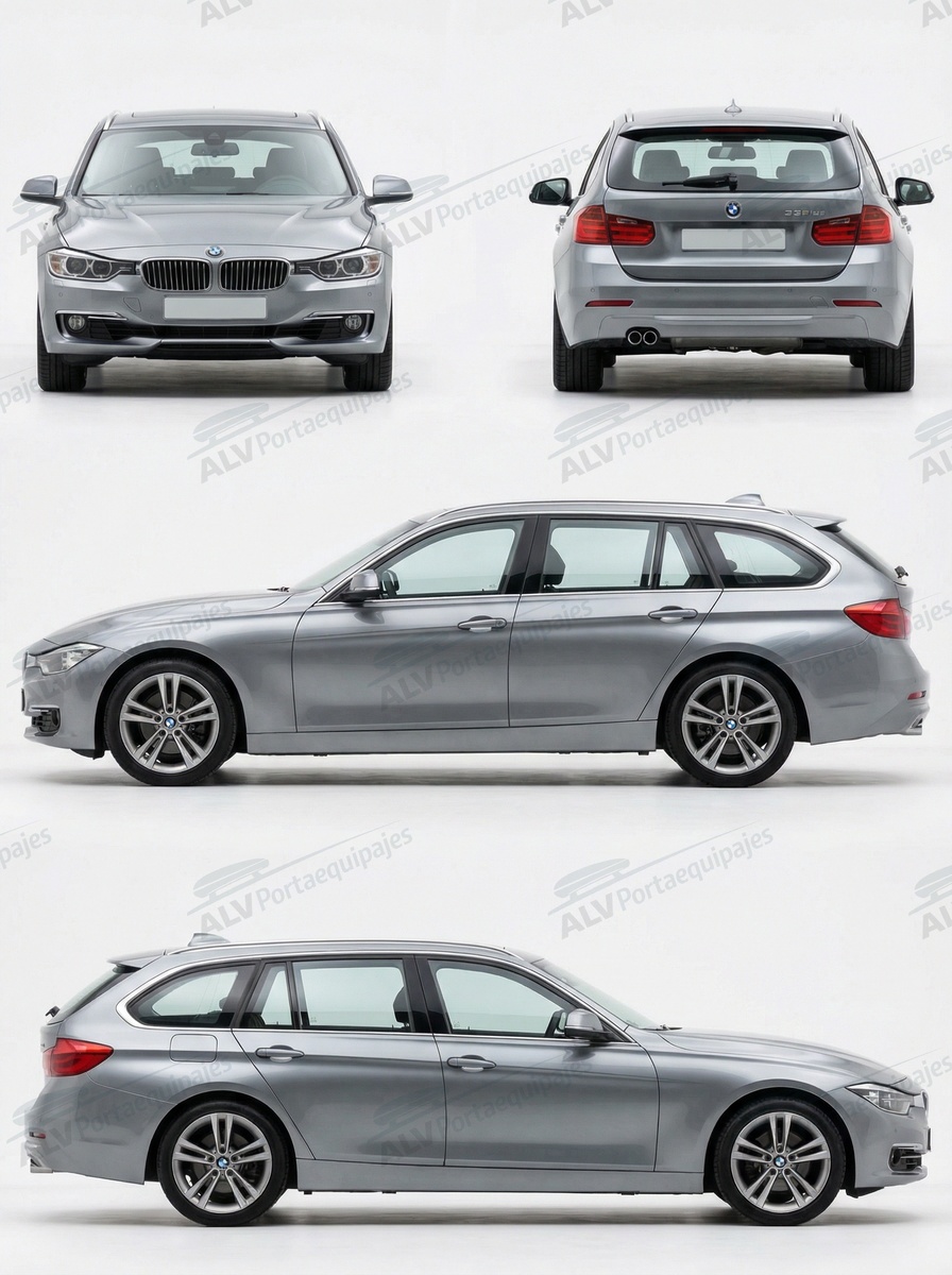 BMW Serie 3 Touring (F31 - railing integrado) (2012-->2019)