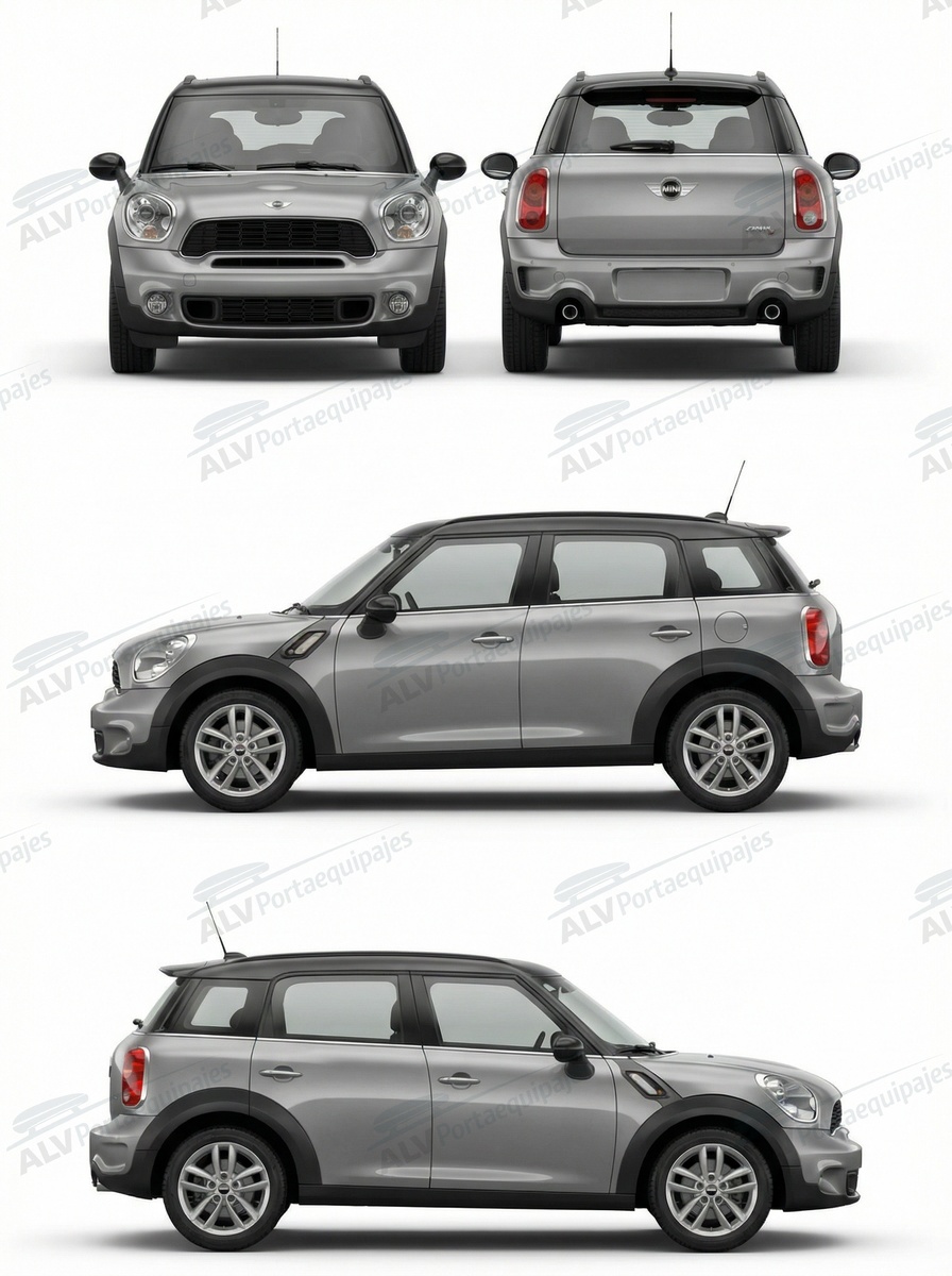 Mini Countryman 5p (R60 - railing integrado) (2010-->2017)