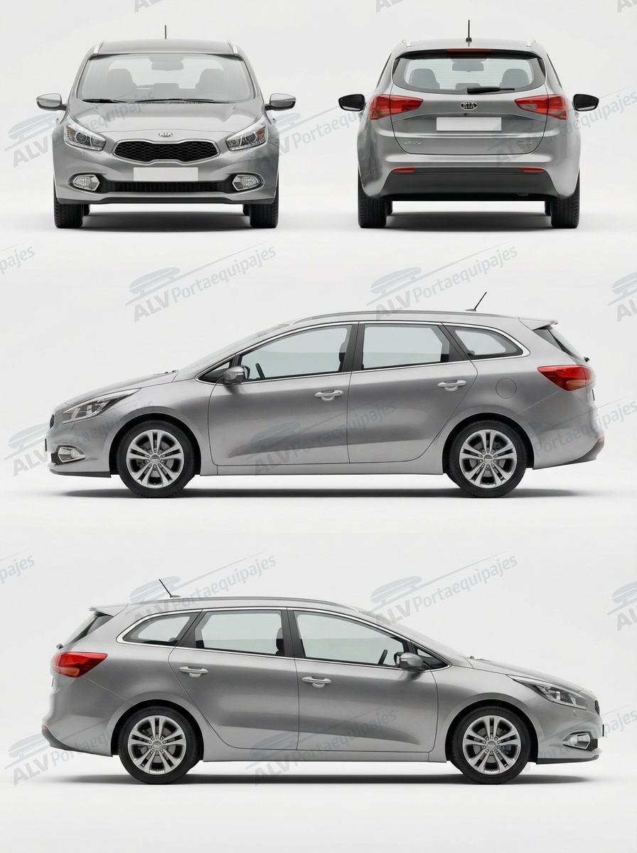 Kia Ceed SW (II/JD - railing integrado) (2012-->2016)