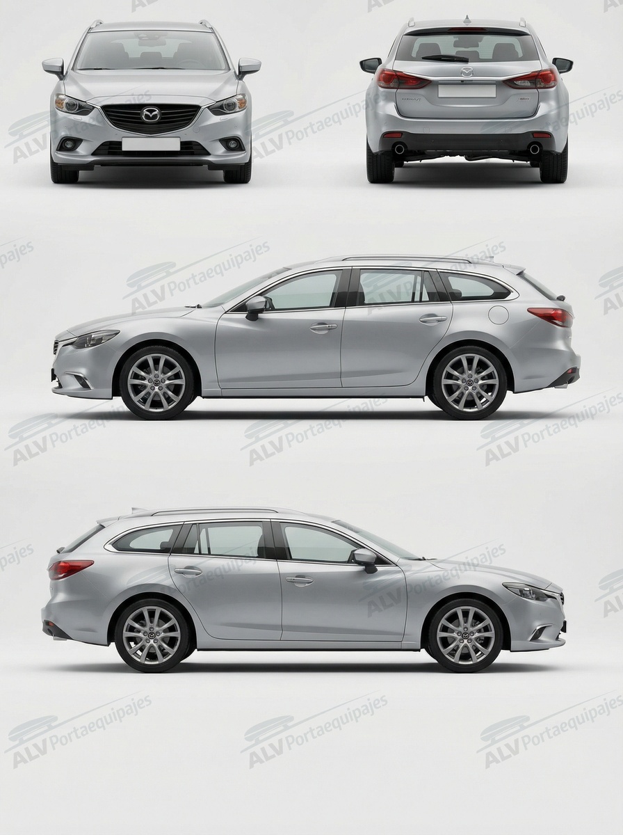 Mazda 6 Wagon (III/GJ-GL - railing) (2013-->)