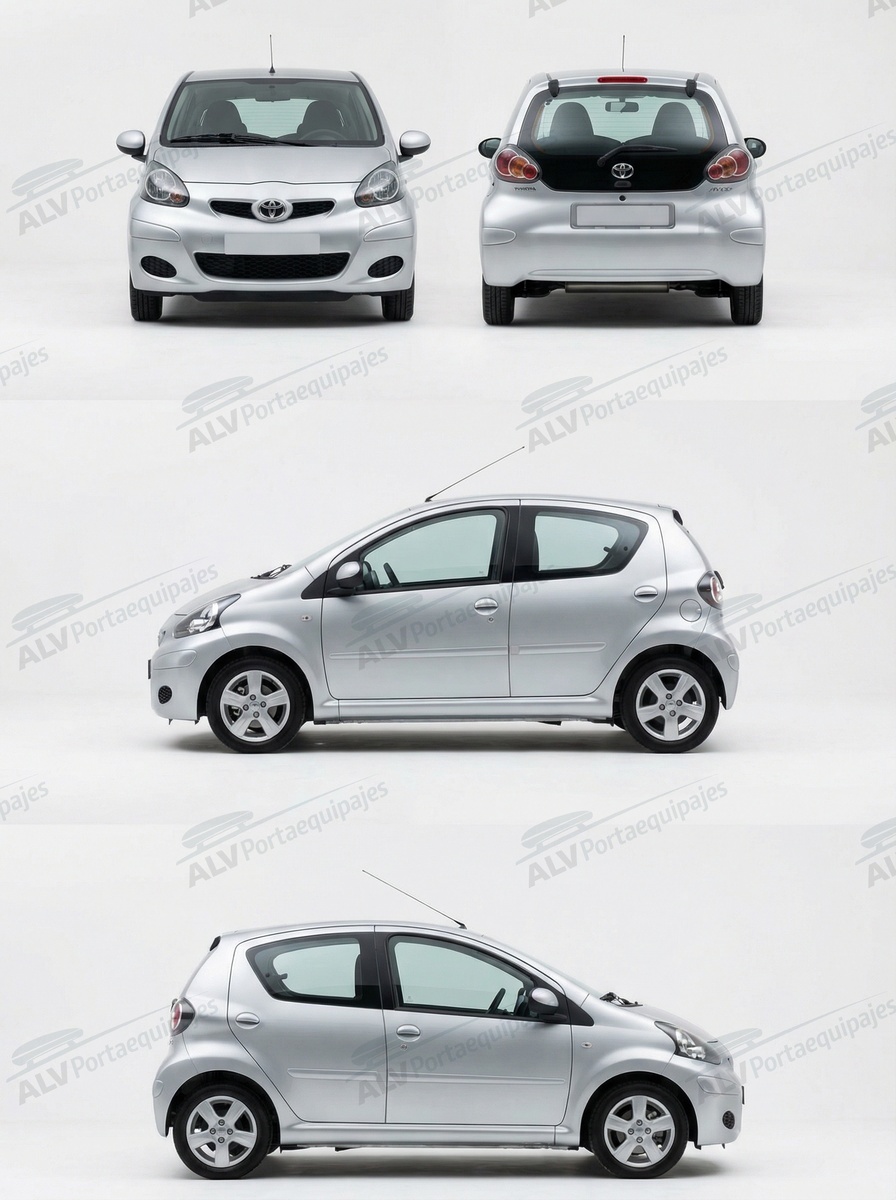 Toyota Aygo 5p (I/AB10 - techo normal) (2012-->2014)