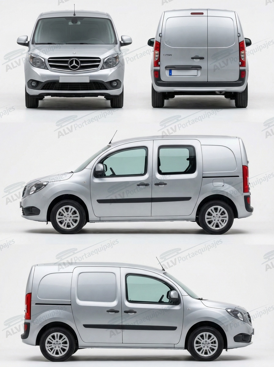Mercedes Citan largo (W415 - puertas traseras) (2013-->2021)