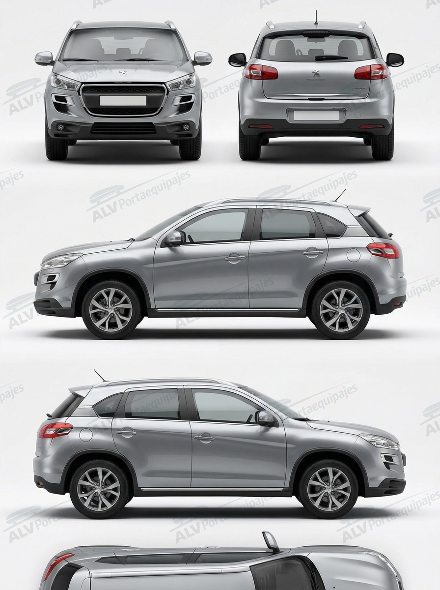 Peugeot 4008 5p (railing integrado) (2012-->)